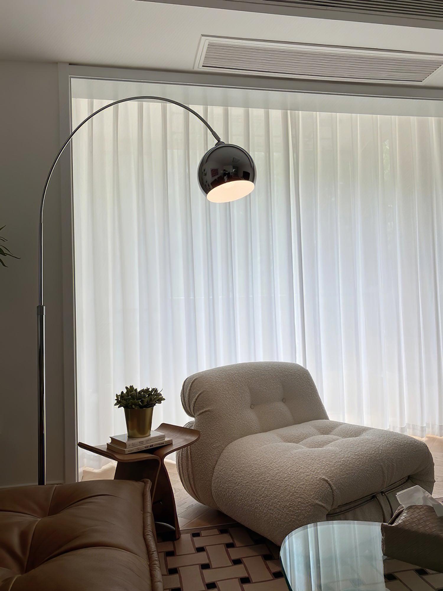 Opal Minimalist Floor Lamp-Neutral Decor