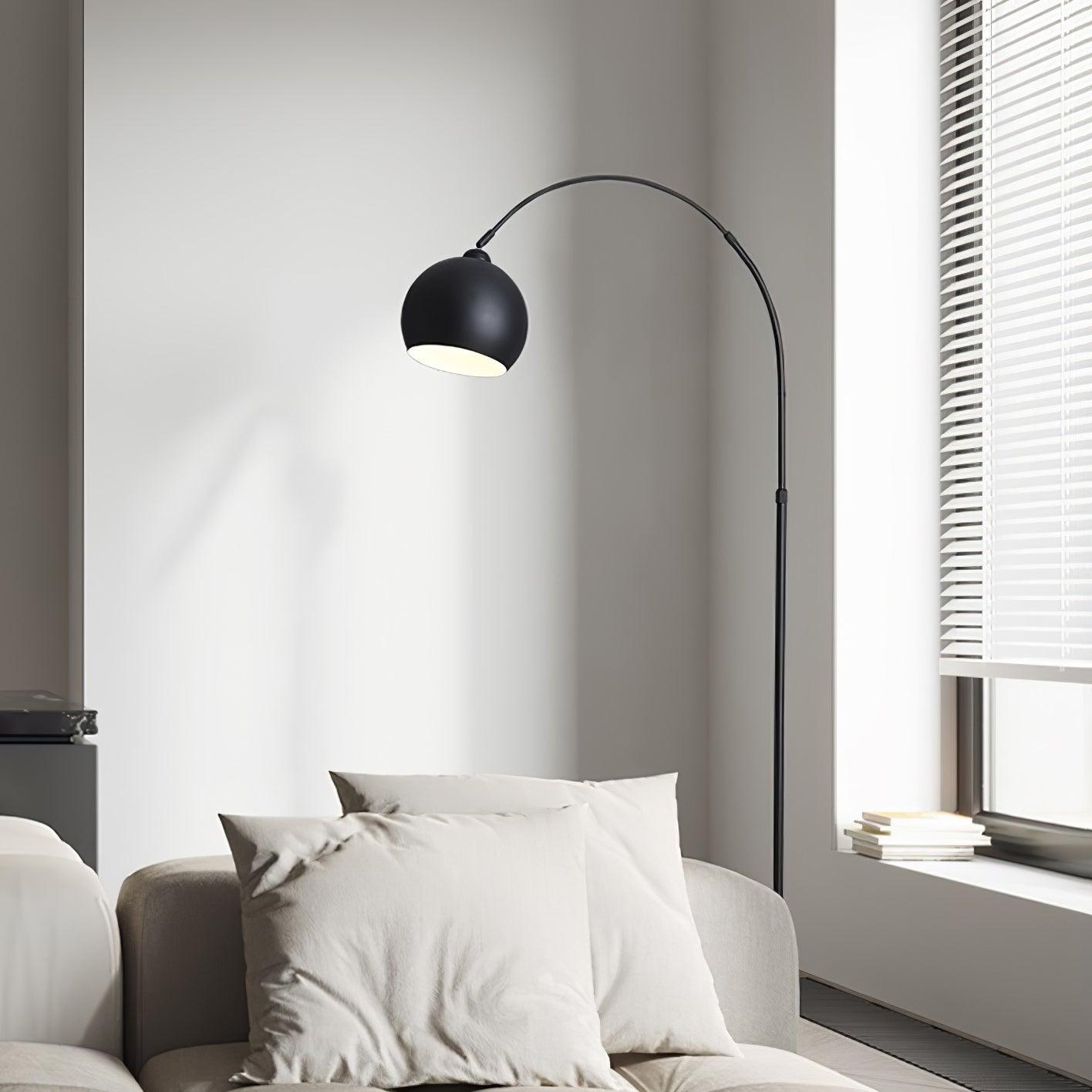 Opal Minimalist Floor Lamp-Neutral Decor