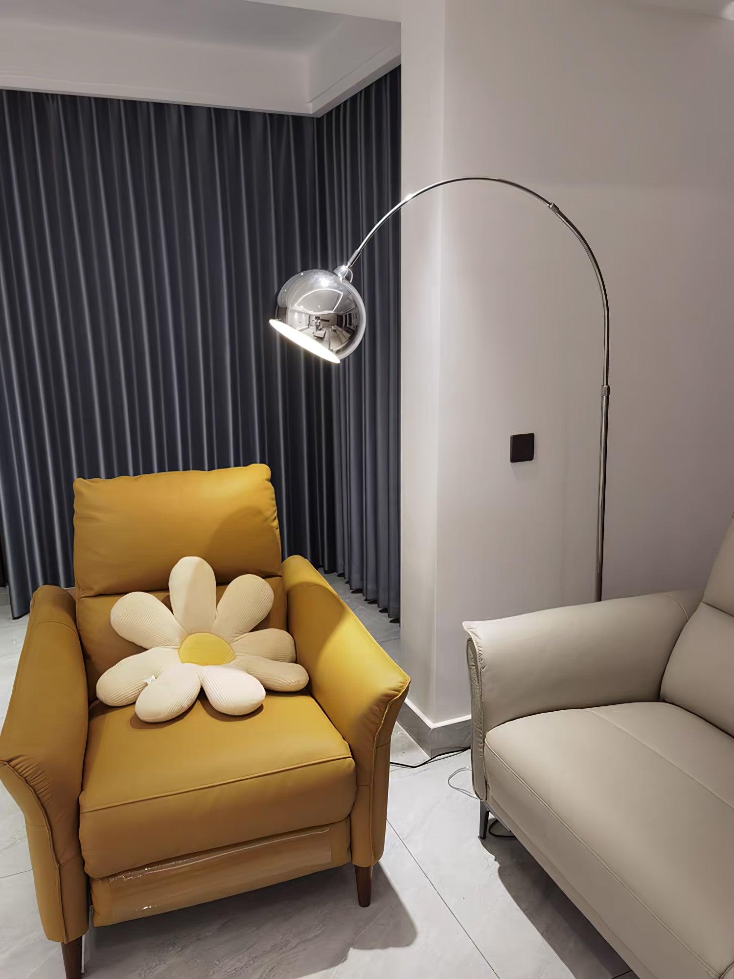 Opal Minimalist Floor Lamp-Neutral Decor