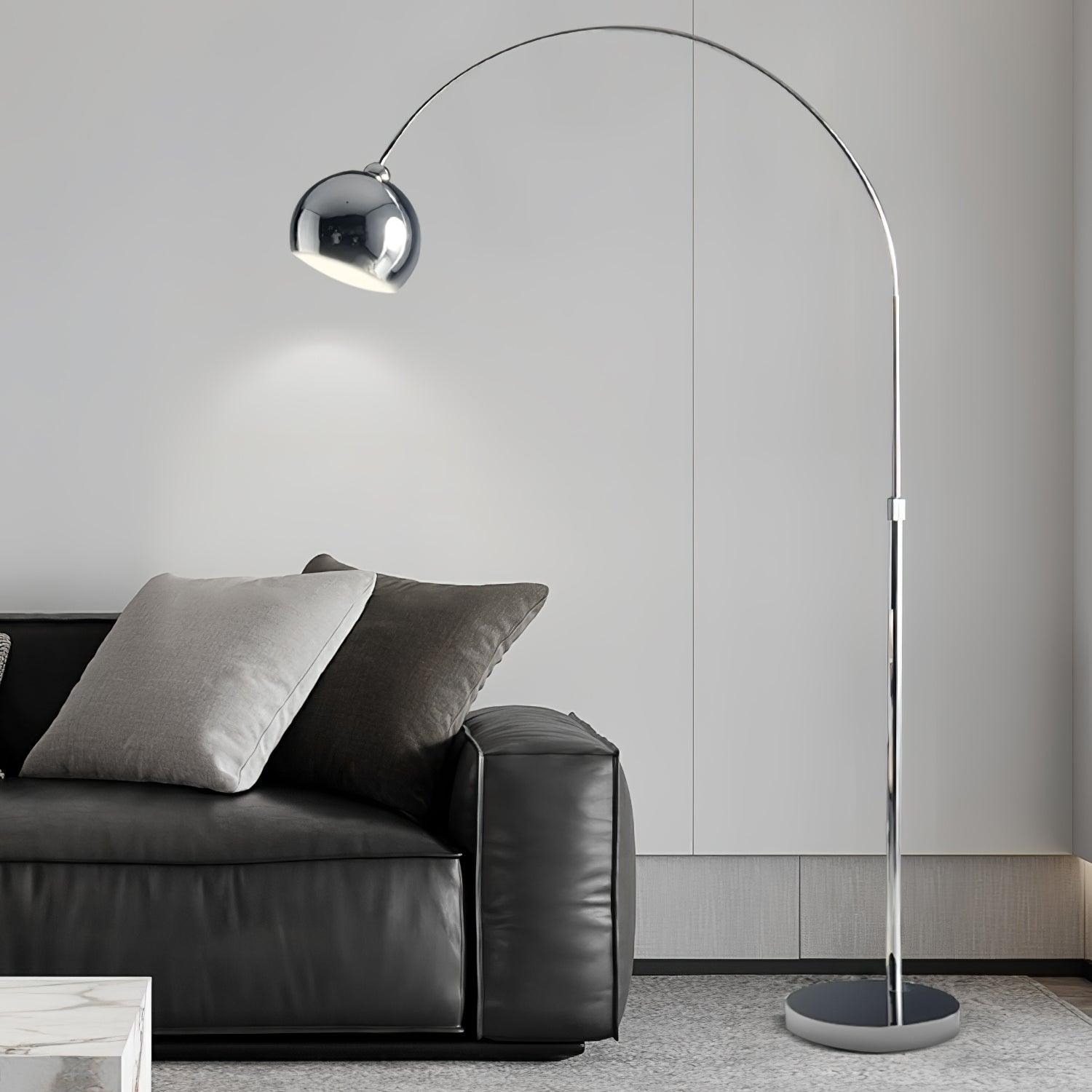 Opal Minimalist Floor Lamp-Neutral Decor