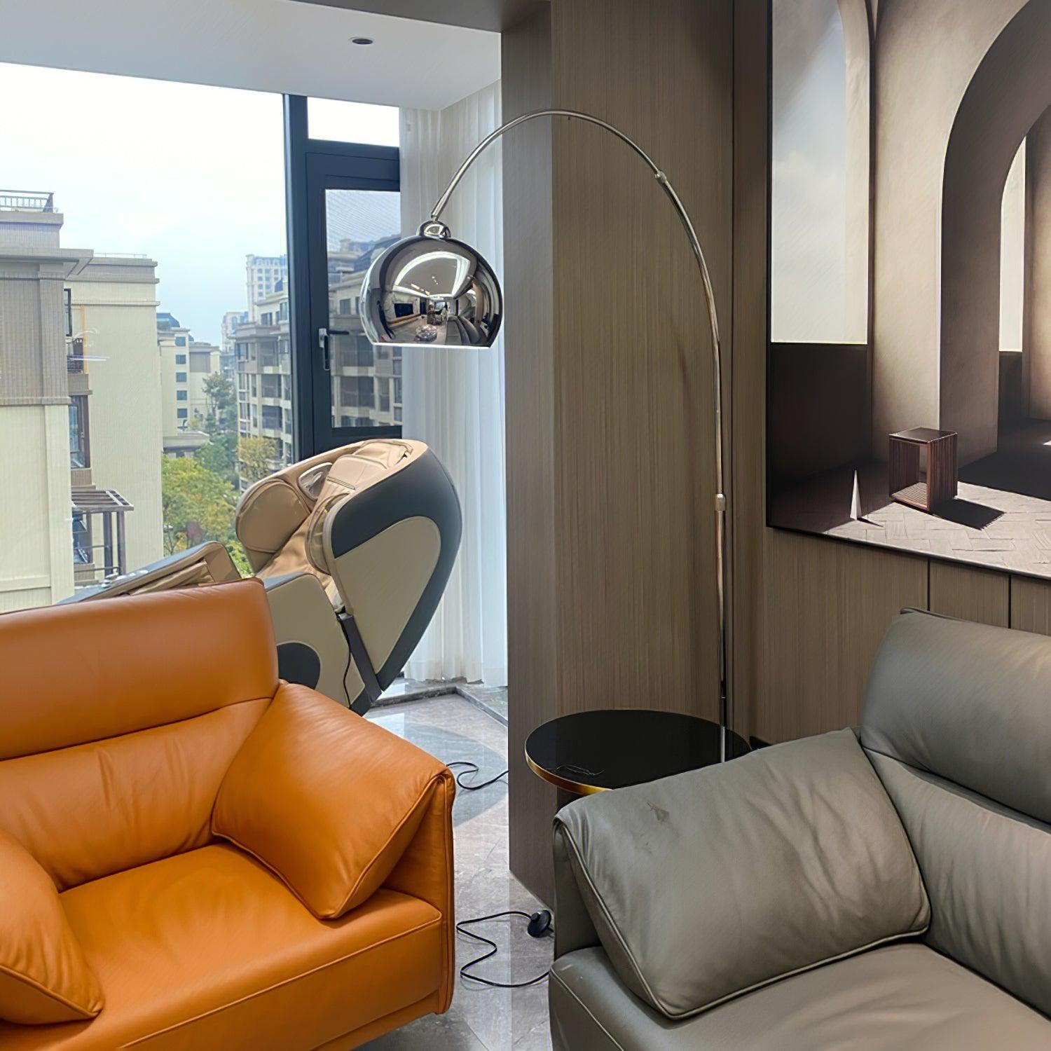 Opal Minimalist Floor Lamp-Neutral Decor