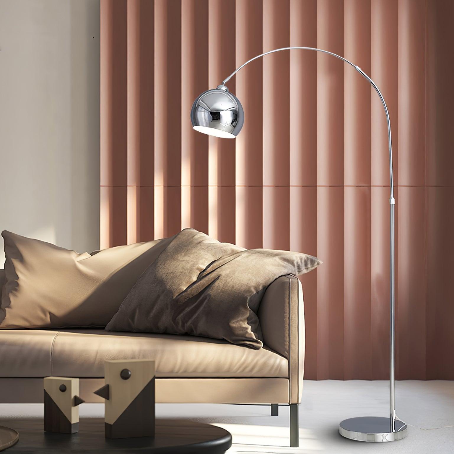 Opal Minimalist Floor Lamp-Neutral Decor