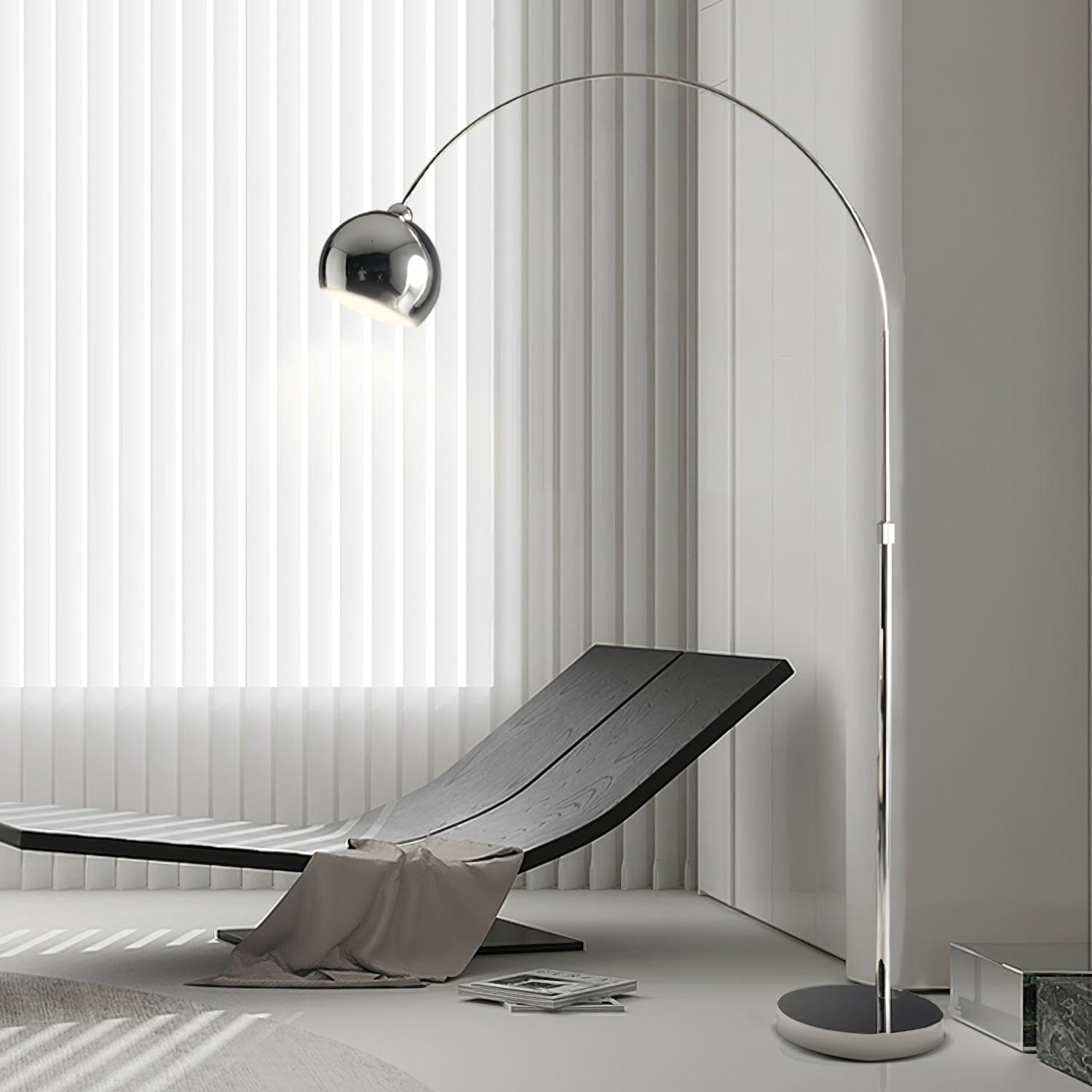 Opal Minimalist Floor Lamp-Neutral Decor