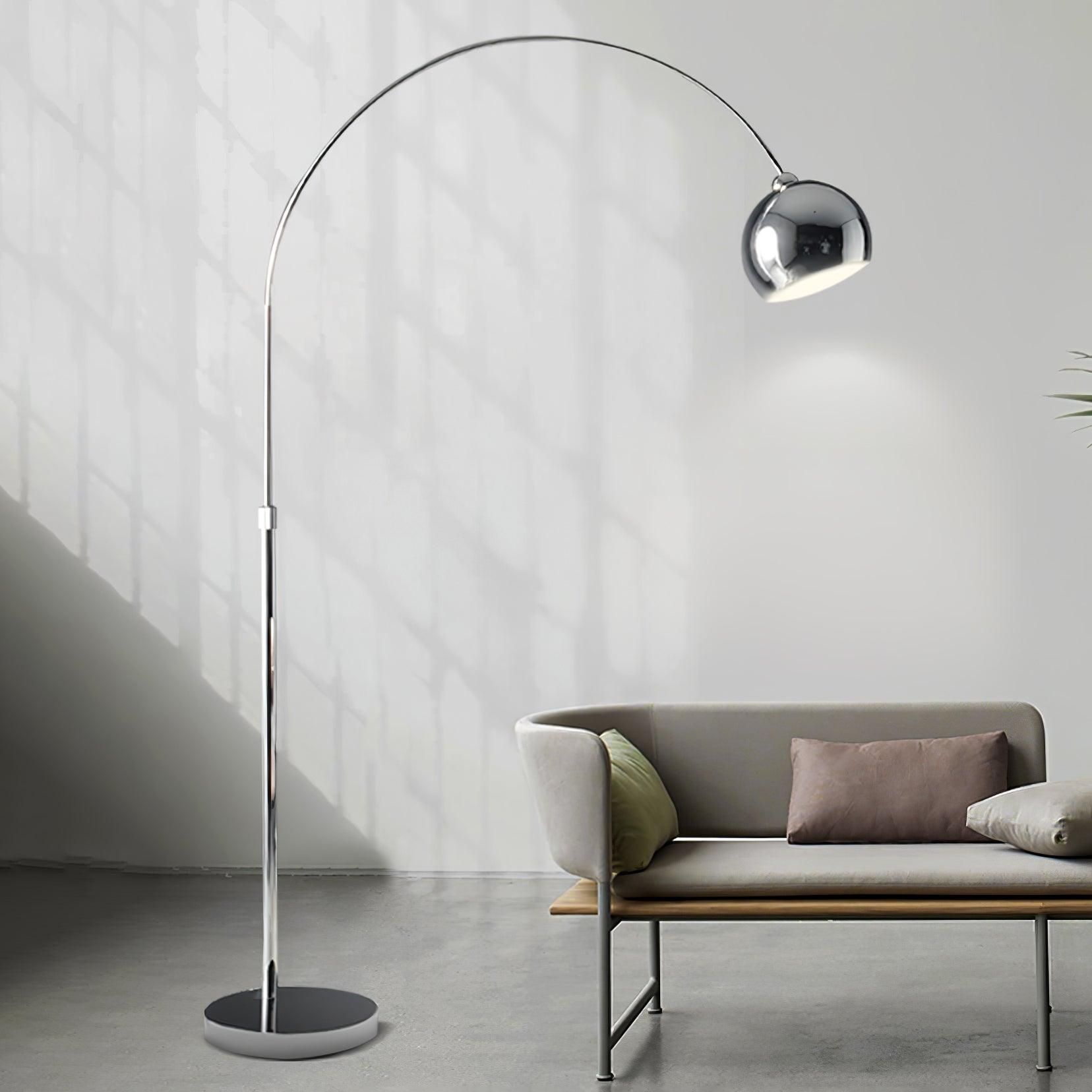 Opal Minimalist Floor Lamp-Neutral Decor