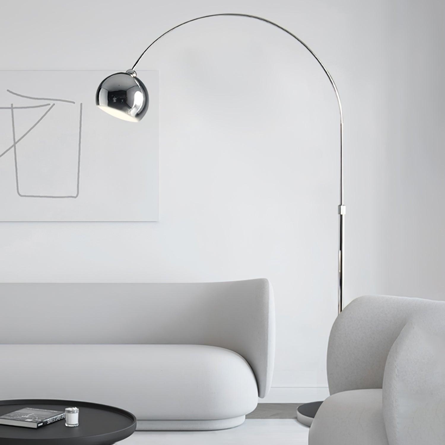Opal Minimalist Floor Lamp-Neutral Decor