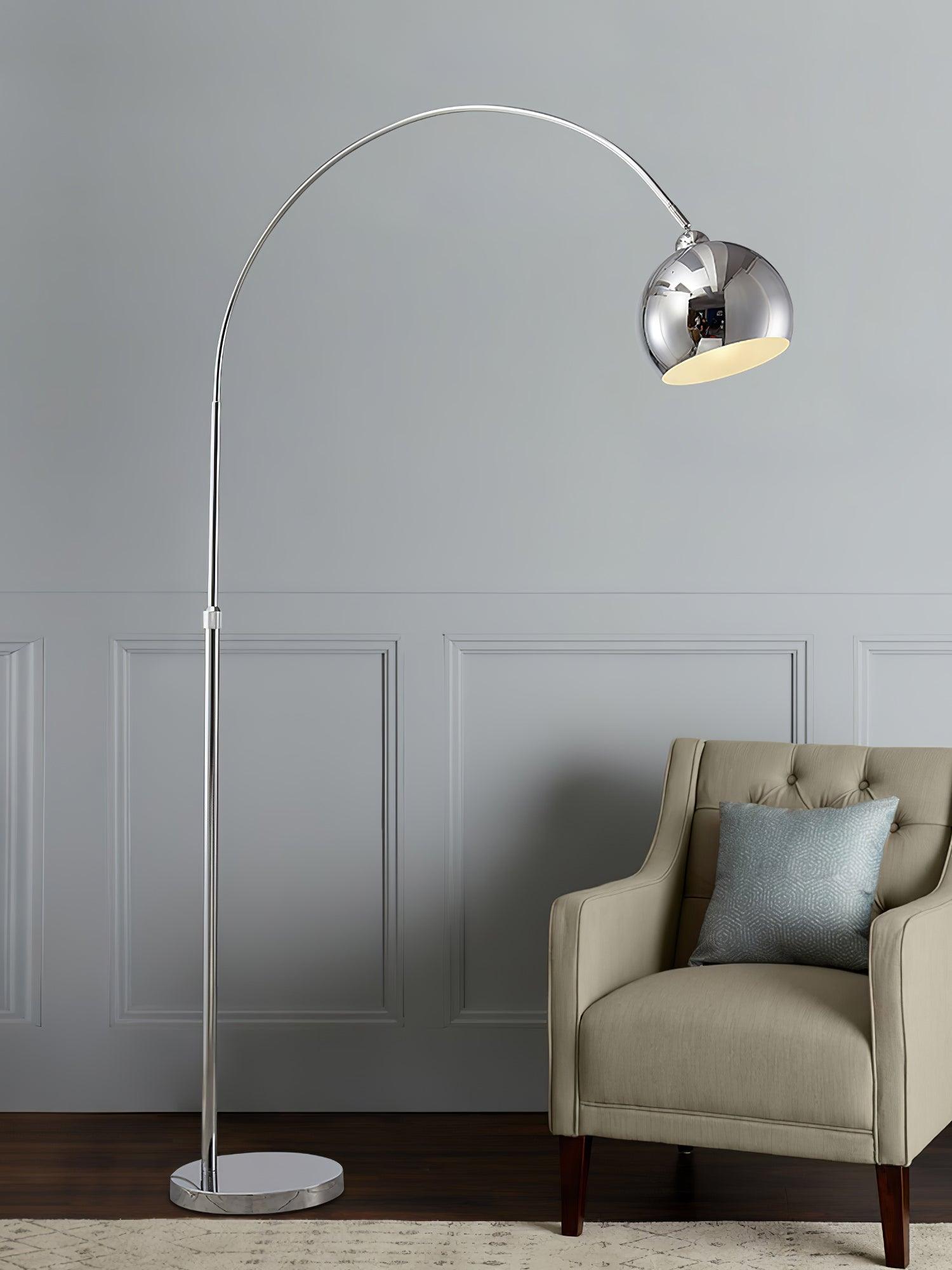Opal Minimalist Floor Lamp-Neutral Decor