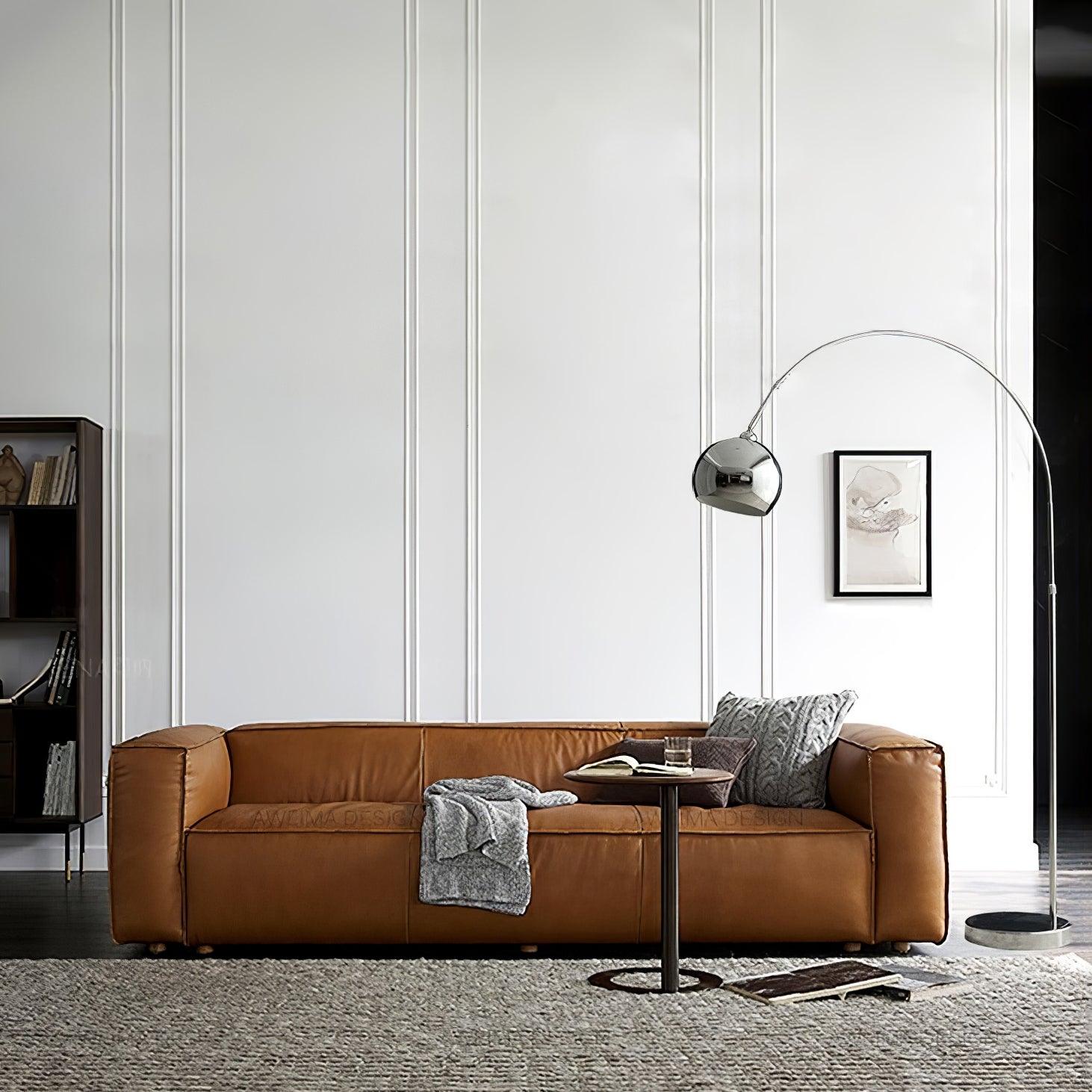 Opal Minimalist Floor Lamp-Neutral Decor