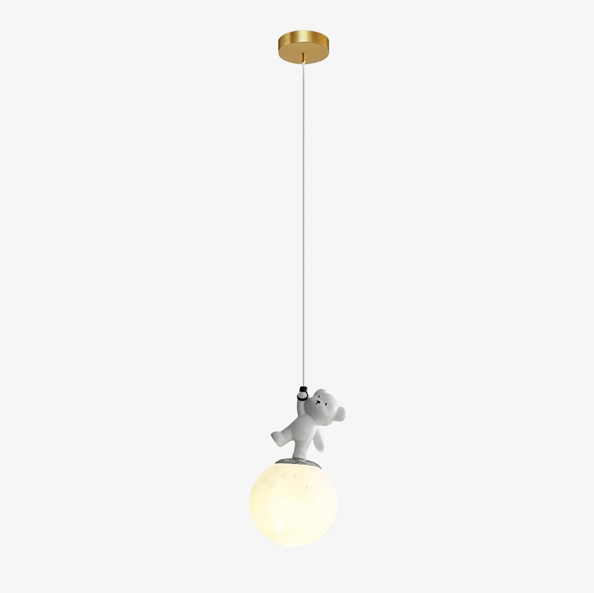 Amelio Resin Cozy Pendant Light-Neutral Decor