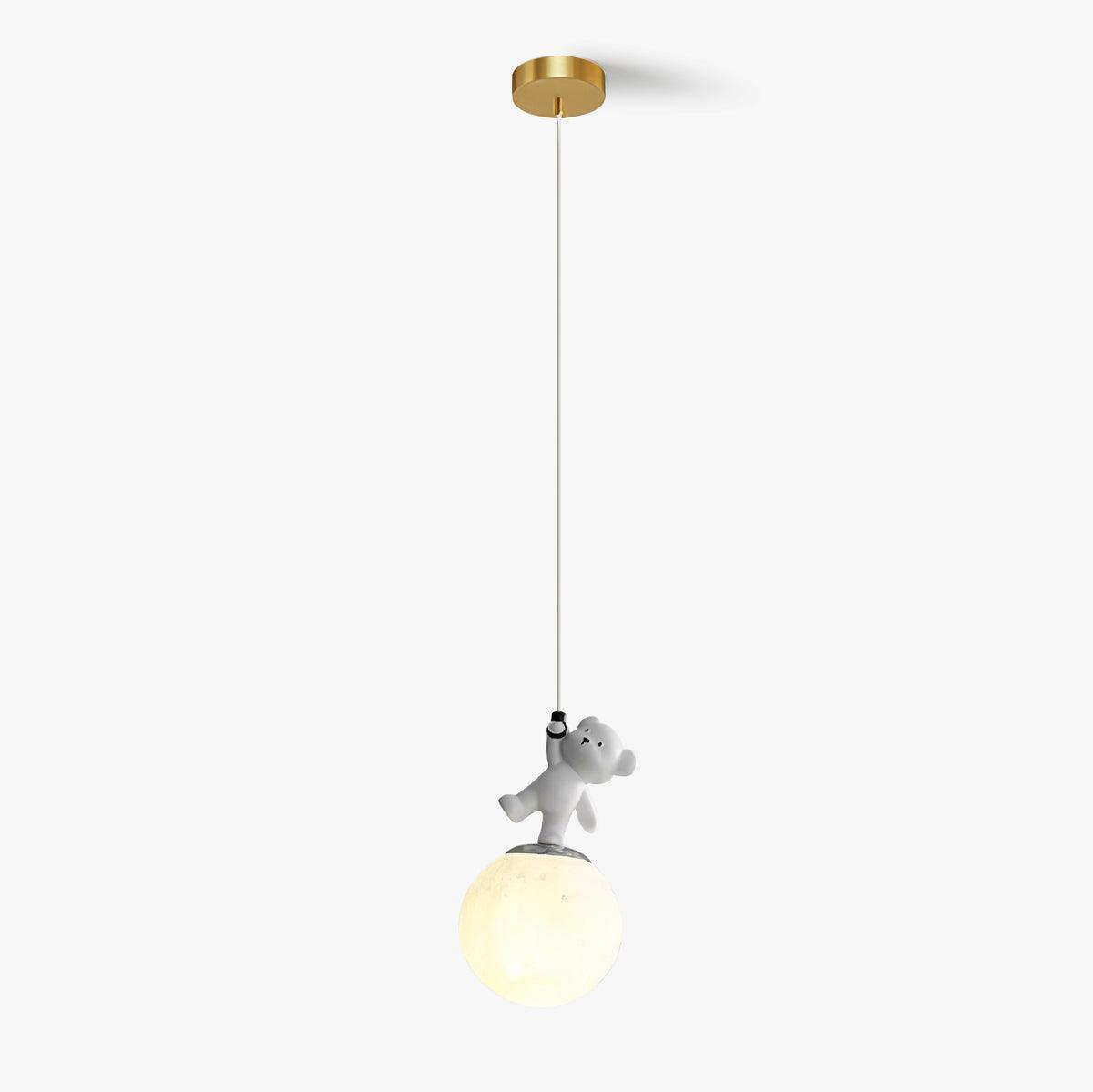 Amelio Resin Cozy Pendant Light-Neutral Decor