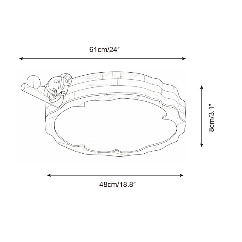 Tigron Flush Mount Ceiling Light