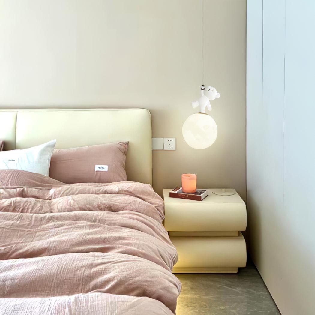 Amelio Resin Cozy Pendant Light-Neutral Decor