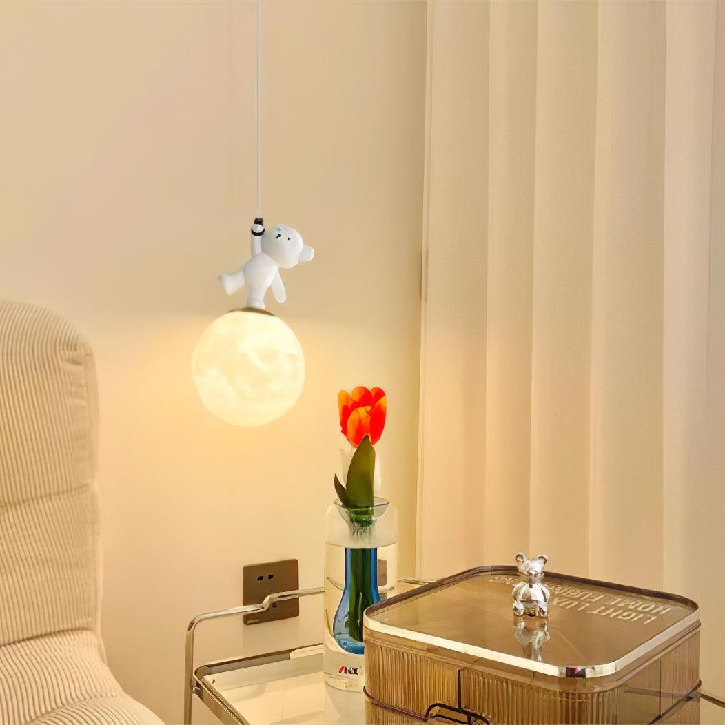 Amelio Resin Cozy Pendant Light-Neutral Decor
