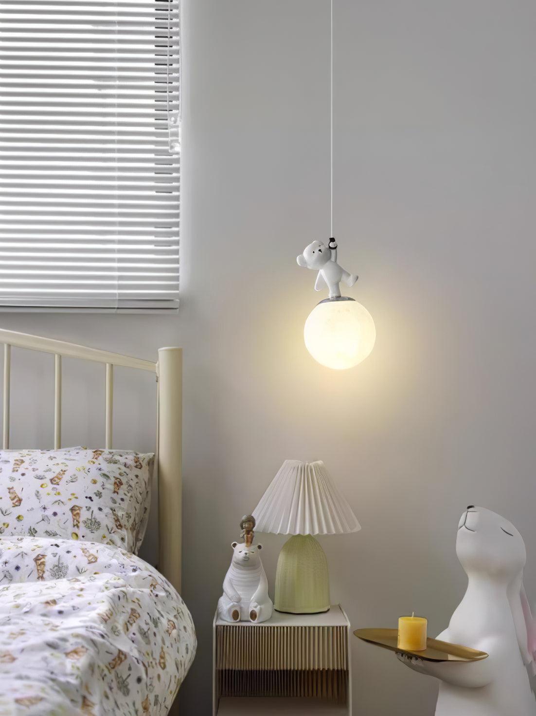 Amelio Resin Cozy Pendant Light-Neutral Decor
