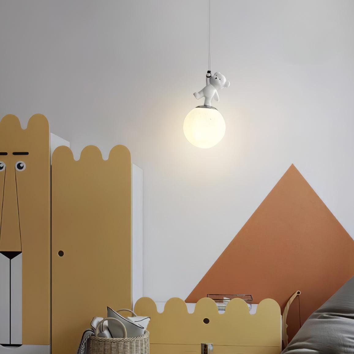 Amelio Resin Cozy Pendant Light-Neutral Decor