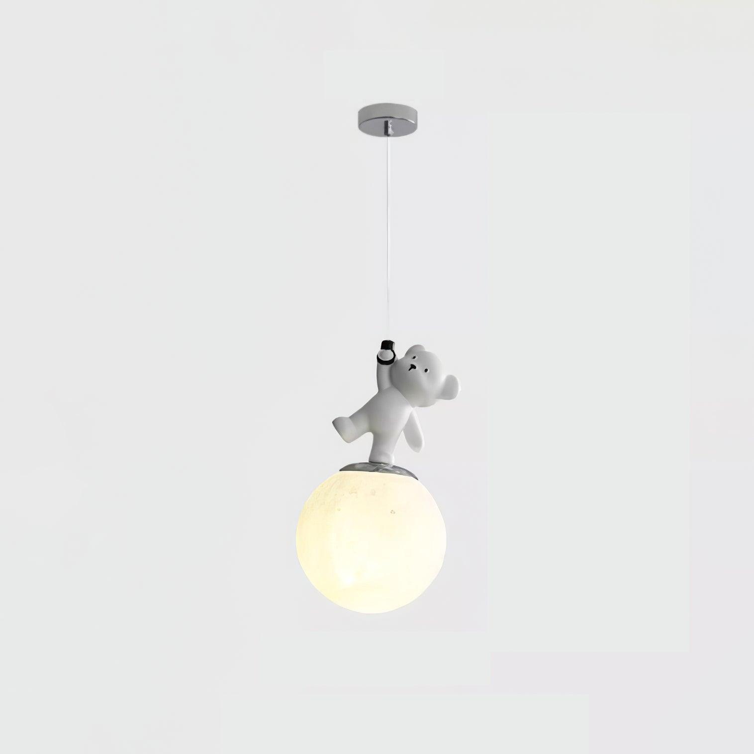 Amelio Resin Cozy Pendant Light-Neutral Decor