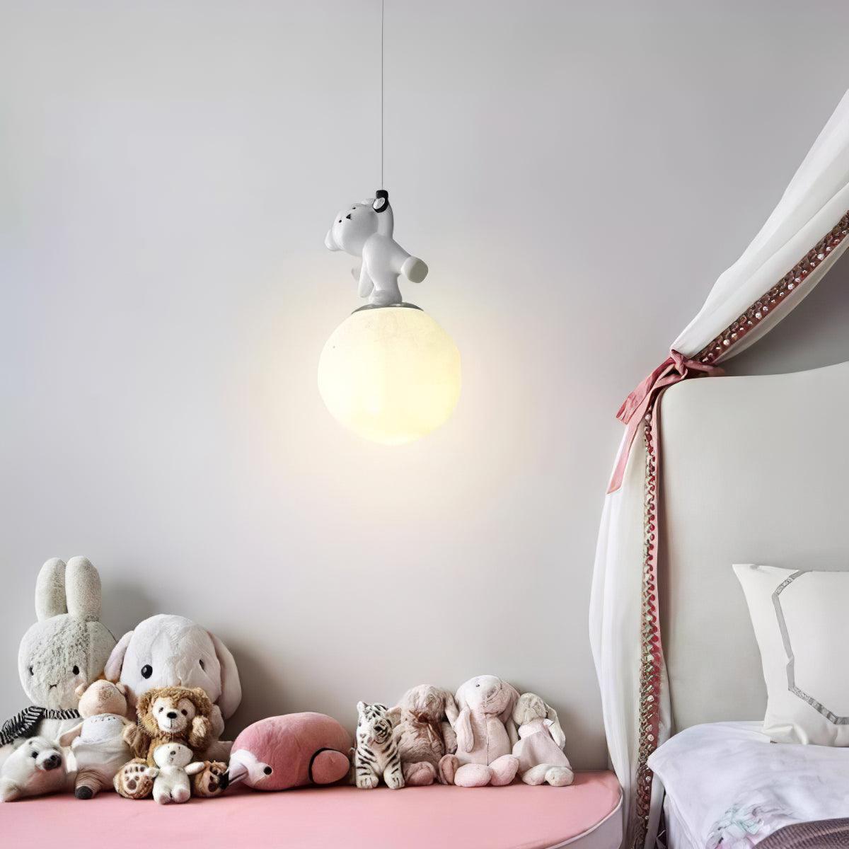 Amelio Resin Cozy Pendant Light-Neutral Decor