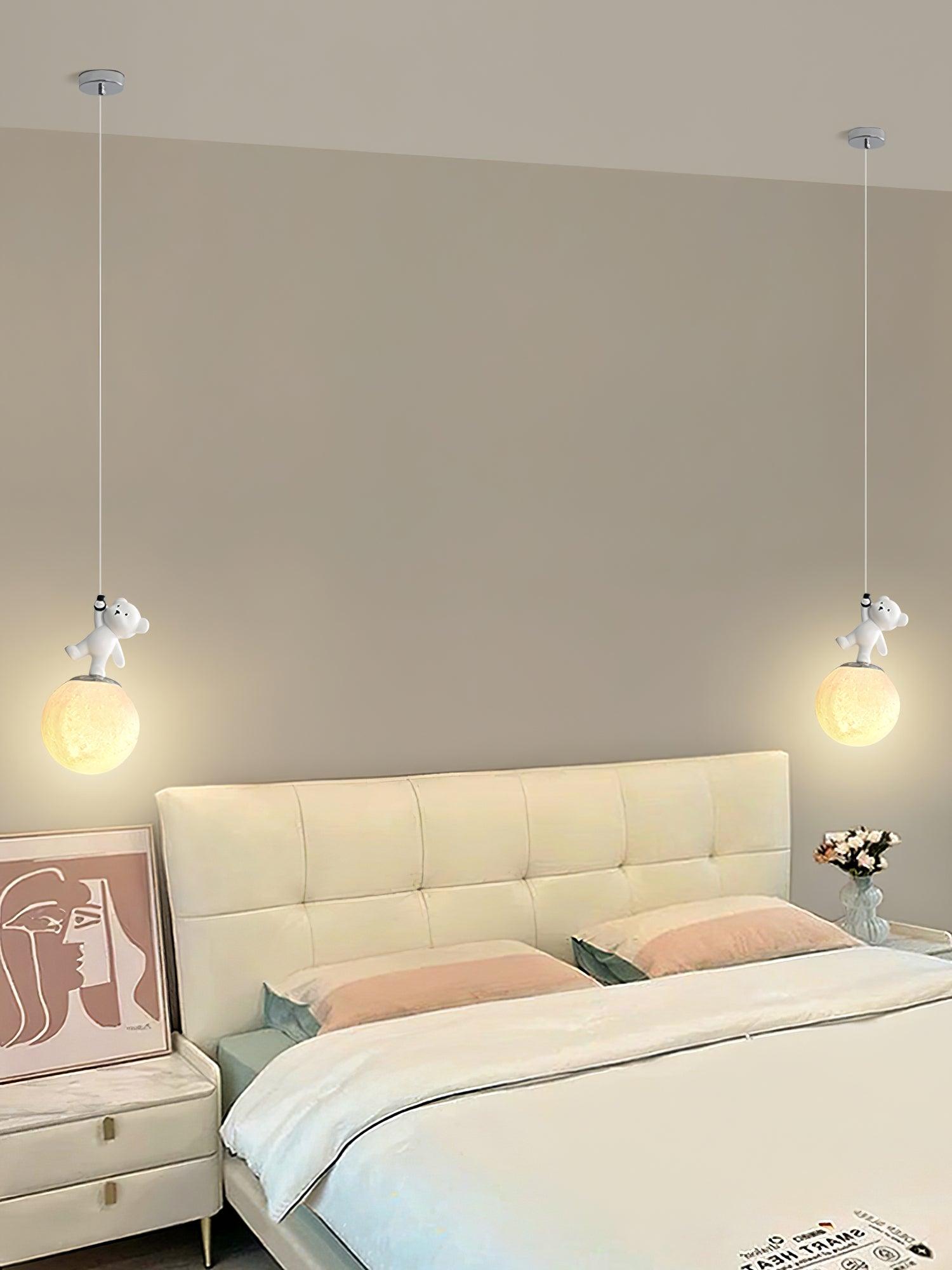 Amelio Resin Cozy Pendant Light-Neutral Decor