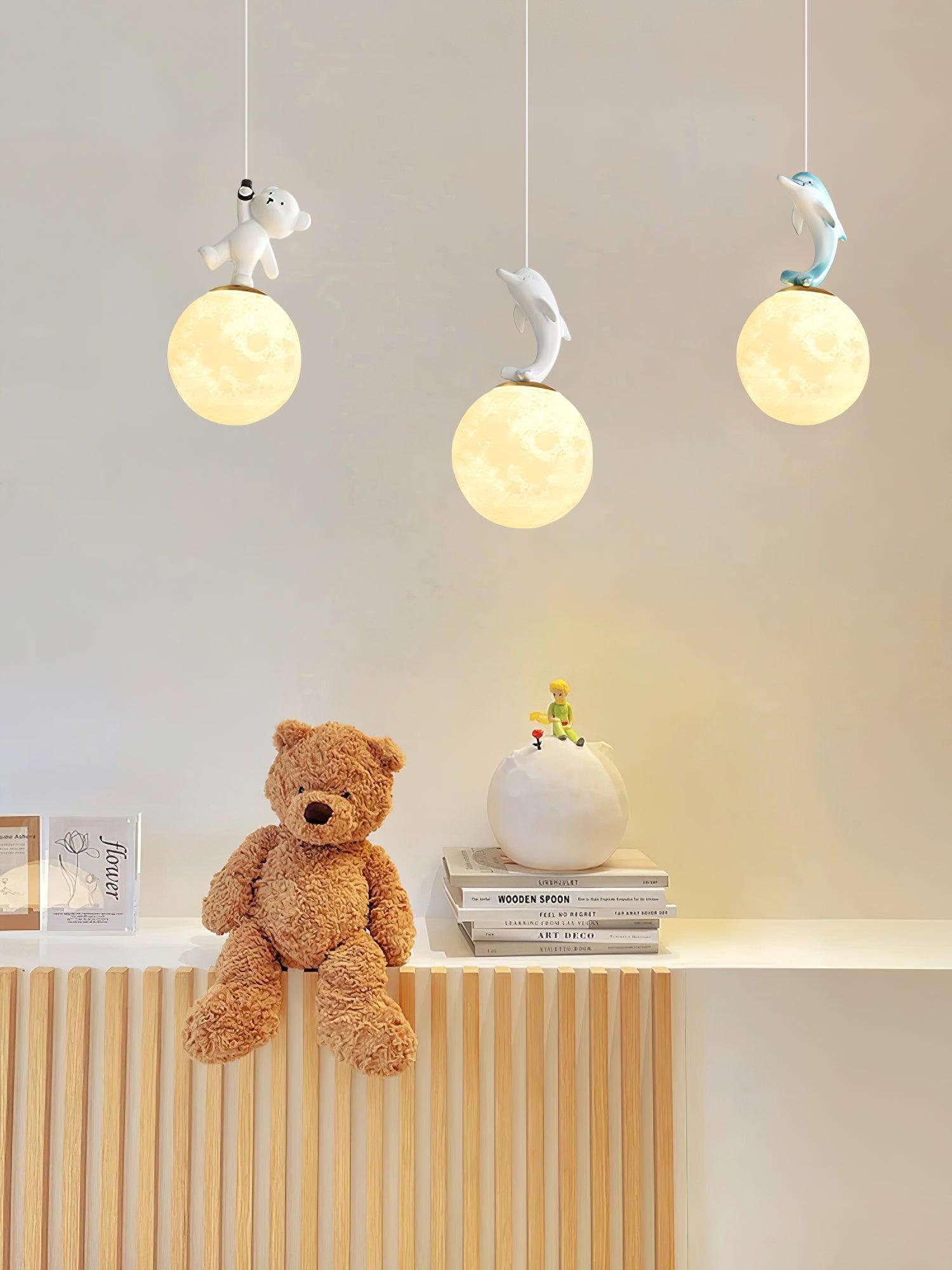 Amelio Resin Cozy Pendant Light-Neutral Decor