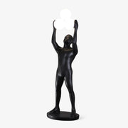 Eurshaia Sculptural Black Floor Lamp-Neutral Decor