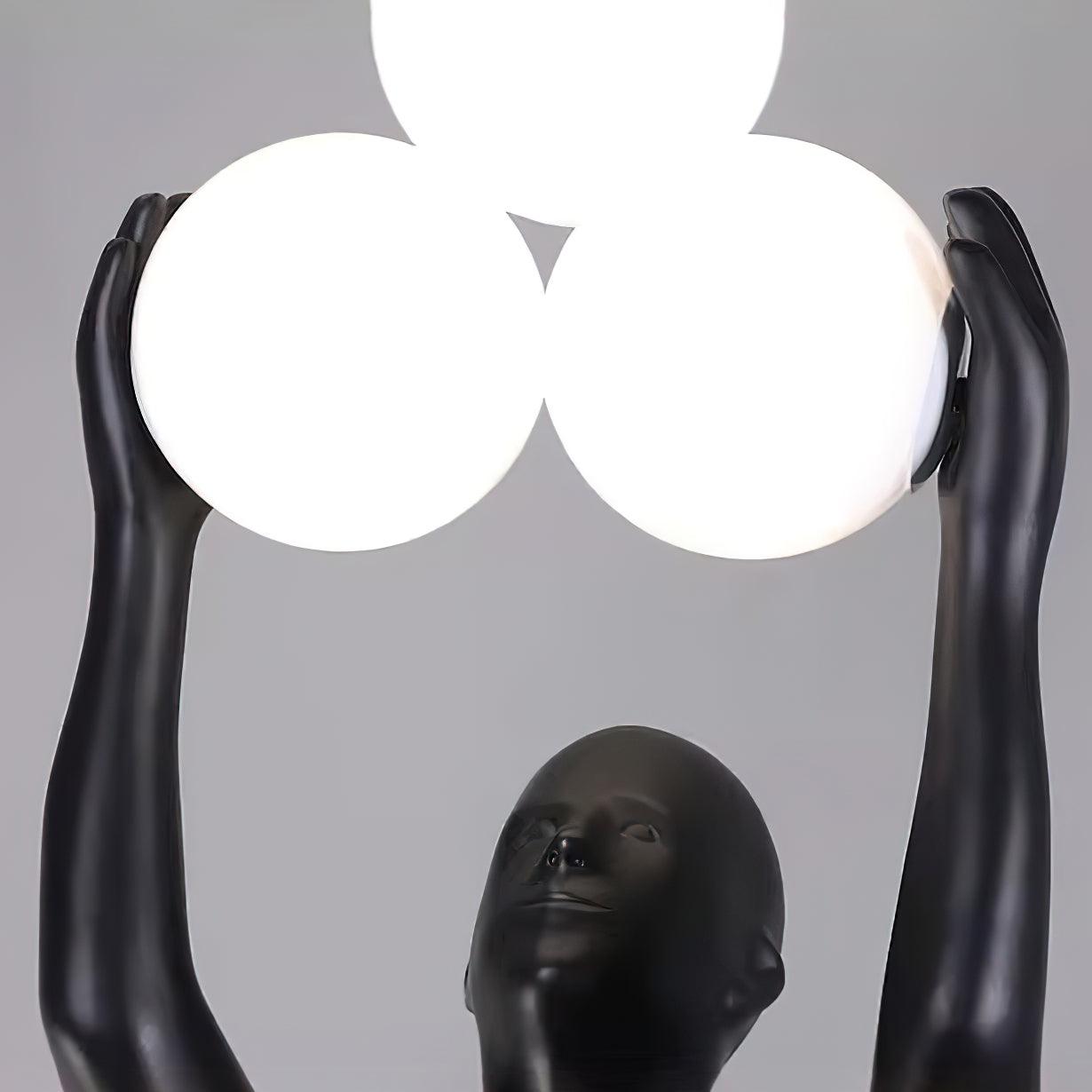 Atlas Statue Floor Lamp