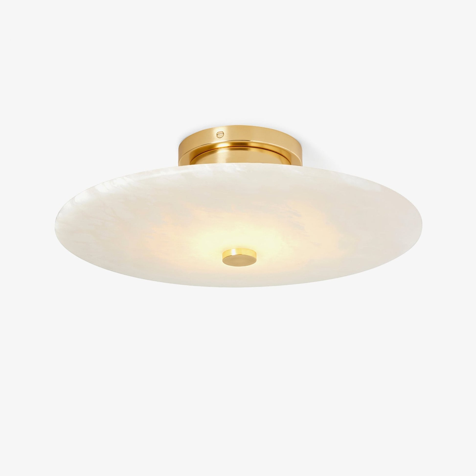 Clio Alabaster Flush Mount Light-Neutral Decor