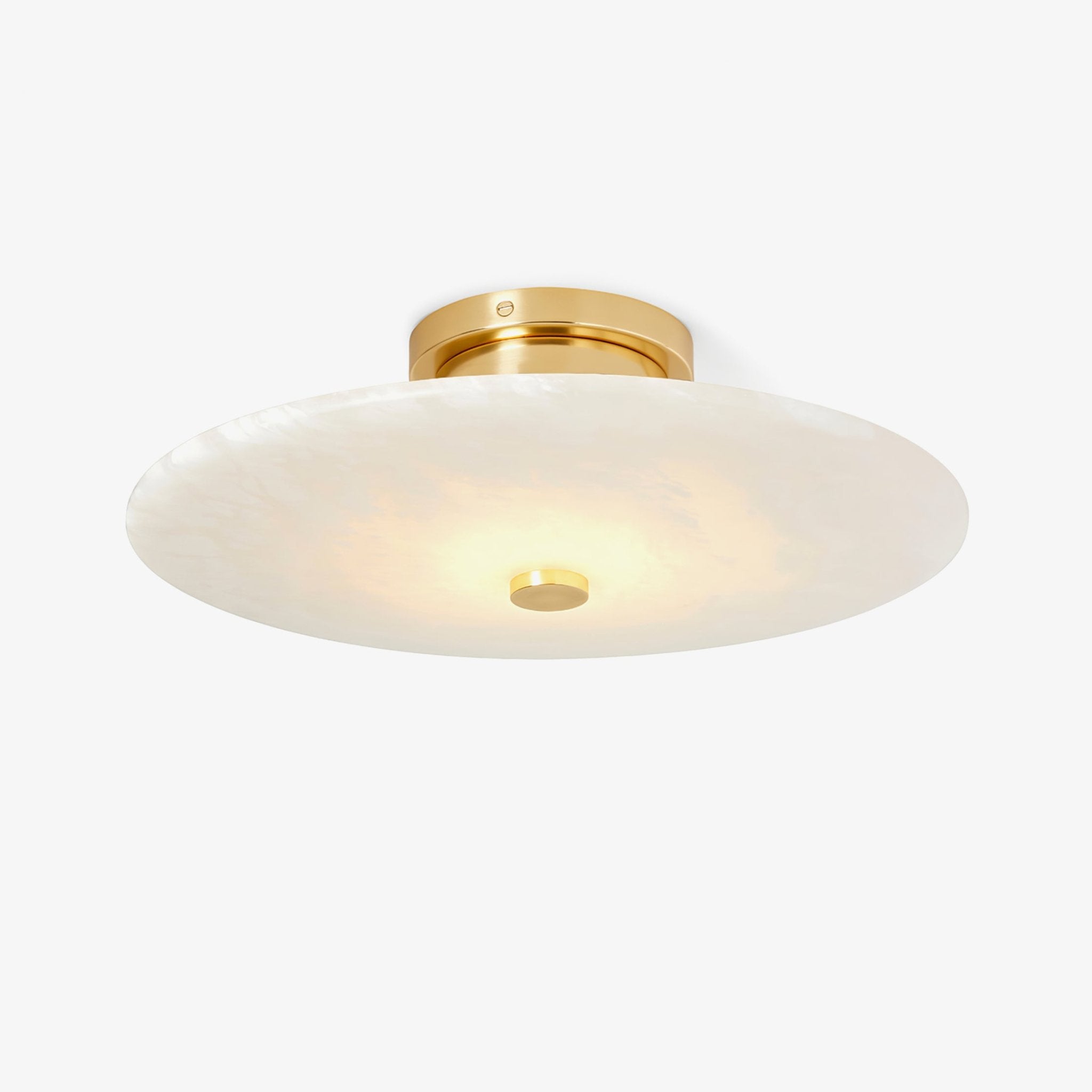 Clio Alabaster Flush Mount Light-Neutral Decor