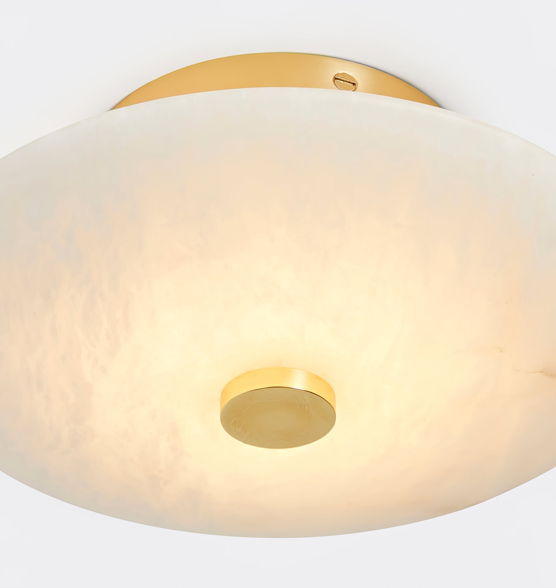 Clio Alabaster Flush Mount Light-Neutral Decor