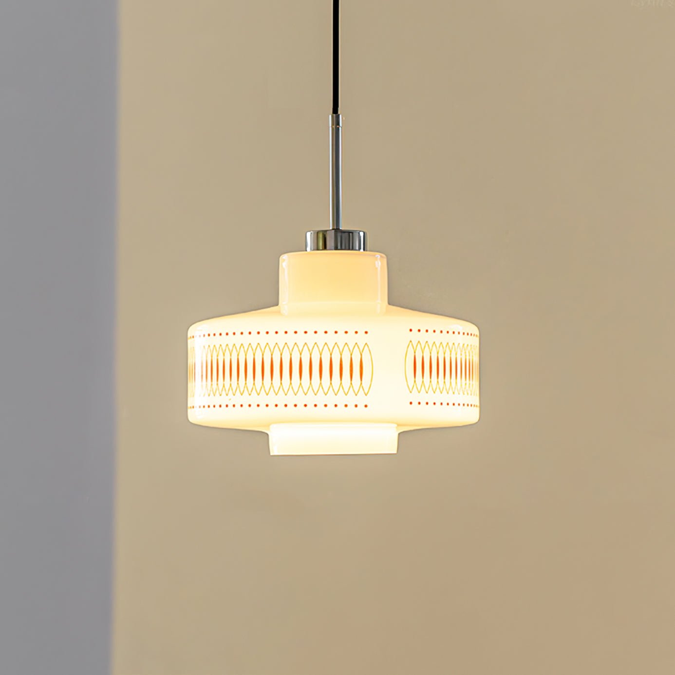 Aelaris Vintage Glass Pendant Lamp-Neutral Decor