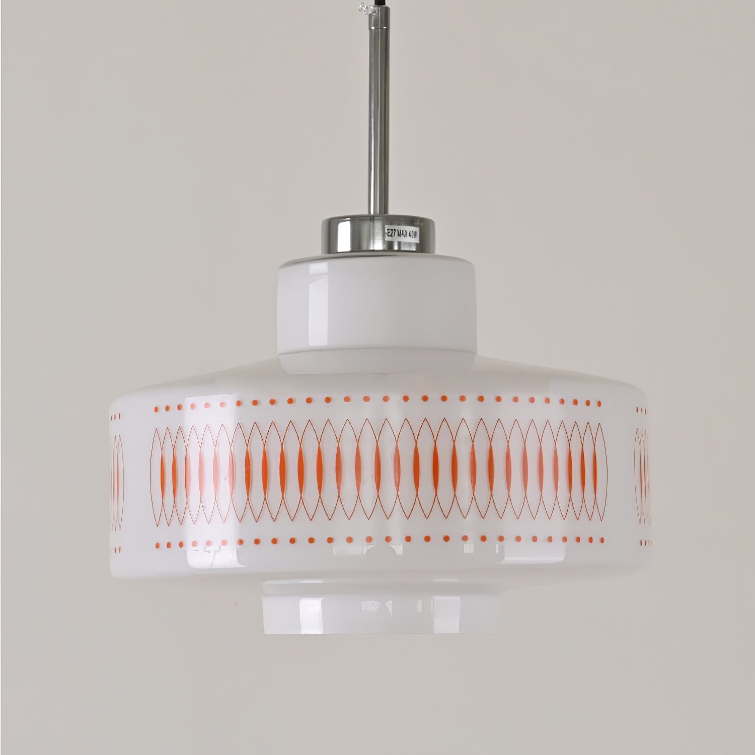 Aelaris Vintage Glass Pendant Lamp-Neutral Decor