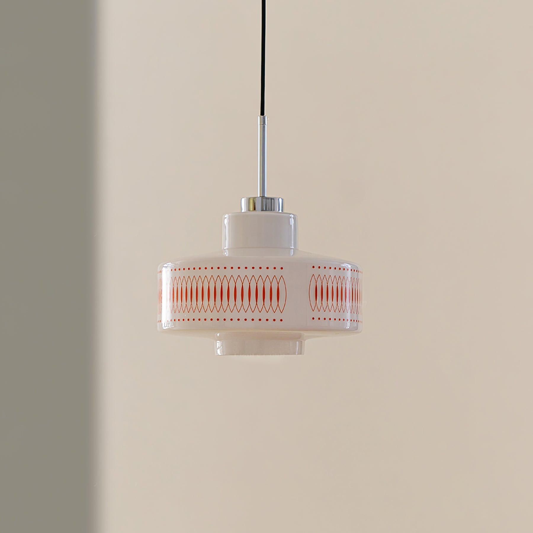 Aelaris Vintage Glass Pendant Lamp-Neutral Decor
