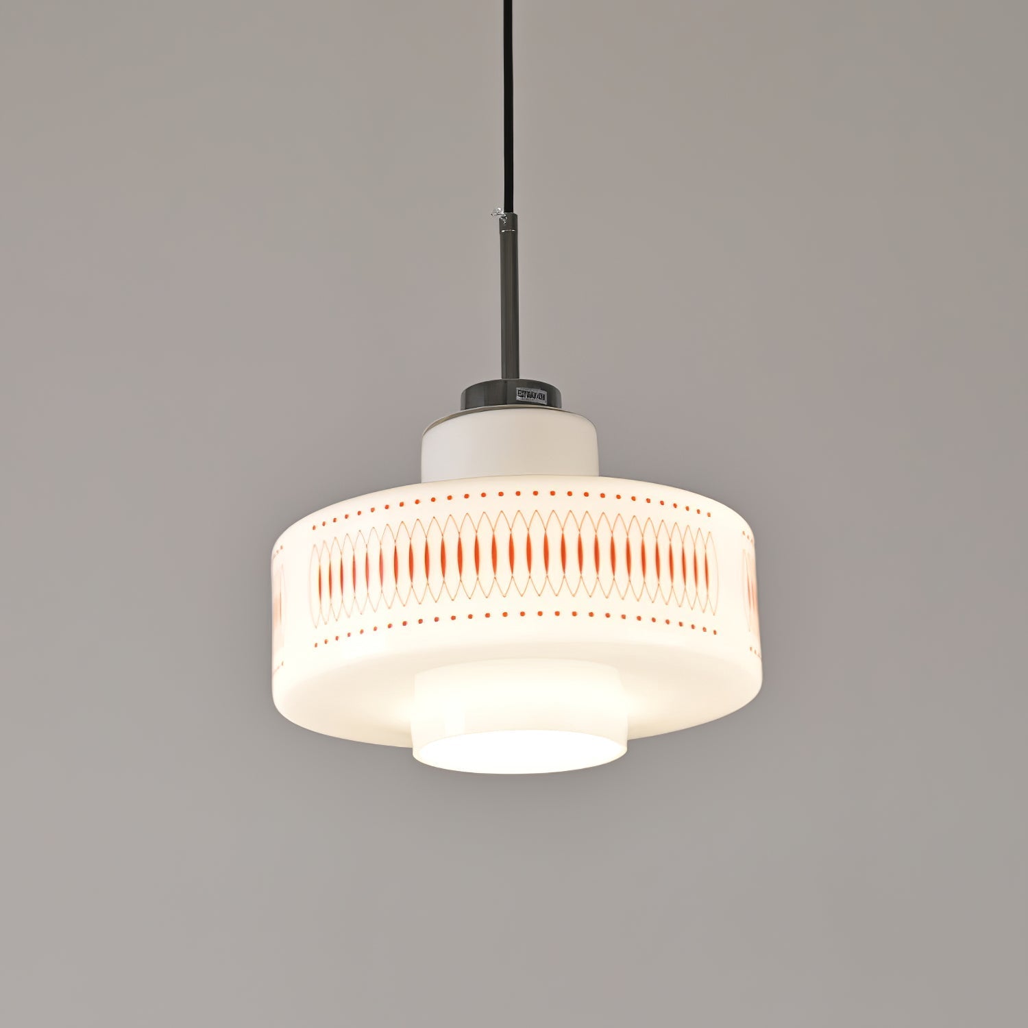 Aelaris Vintage Glass Pendant Lamp-Neutral Decor