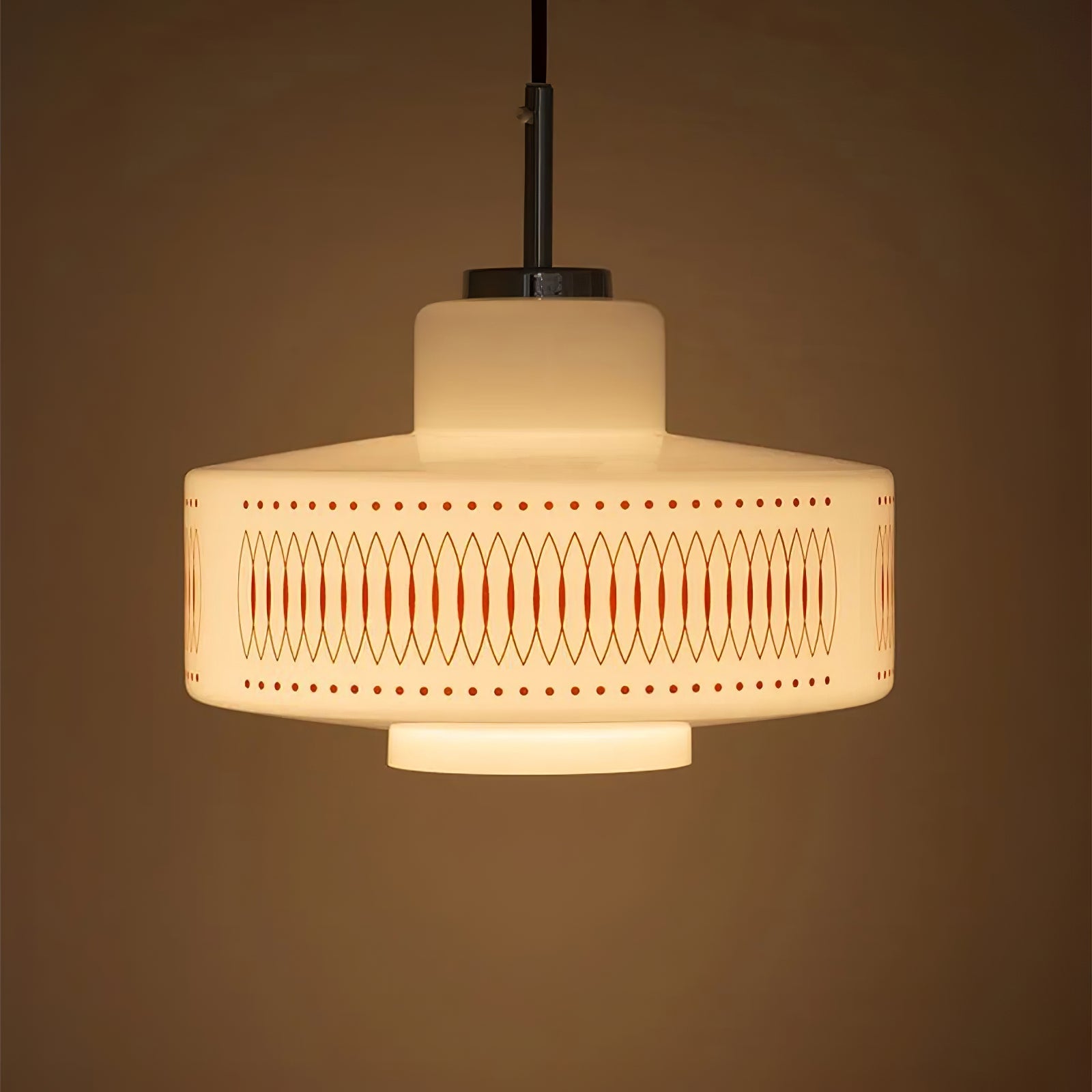 Aelaris Vintage Glass Pendant Lamp-Neutral Decor