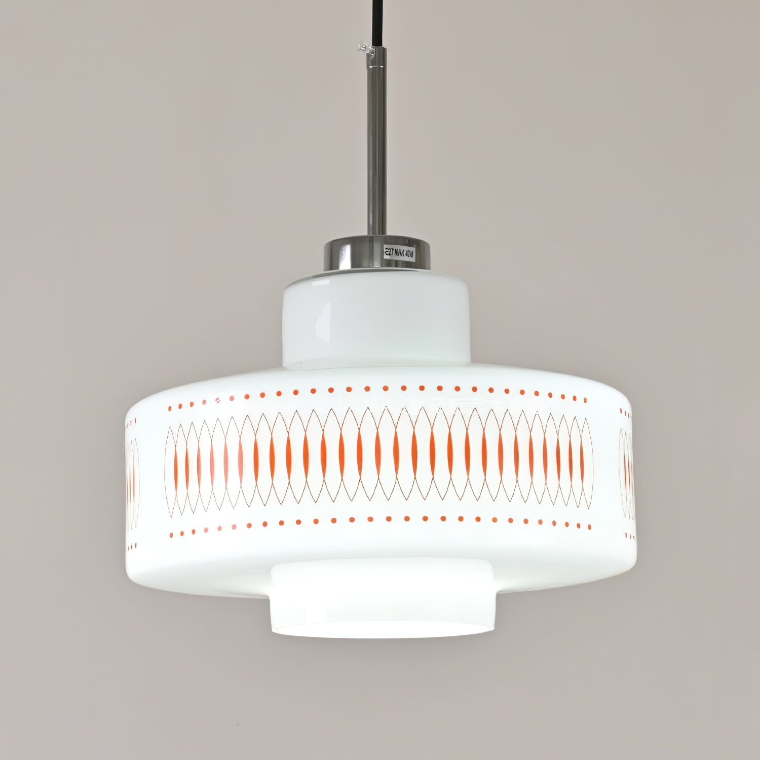 Aelaris Vintage Glass Pendant Lamp-Neutral Decor