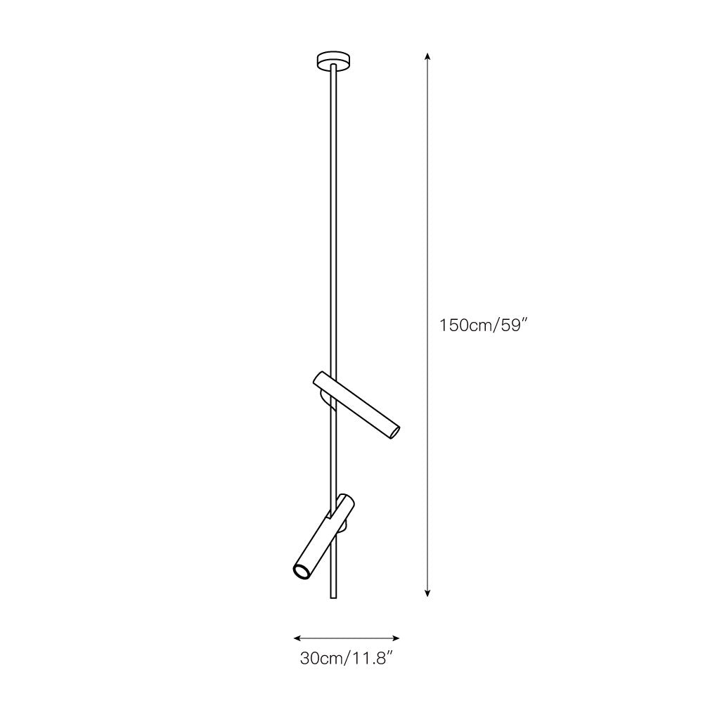 Jarnbruvyi Modern Minimalist Line Metal Pendant Light