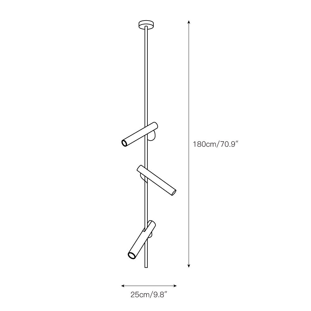 Jarnbruvyi Modern Minimalist Line Metal Pendant Light