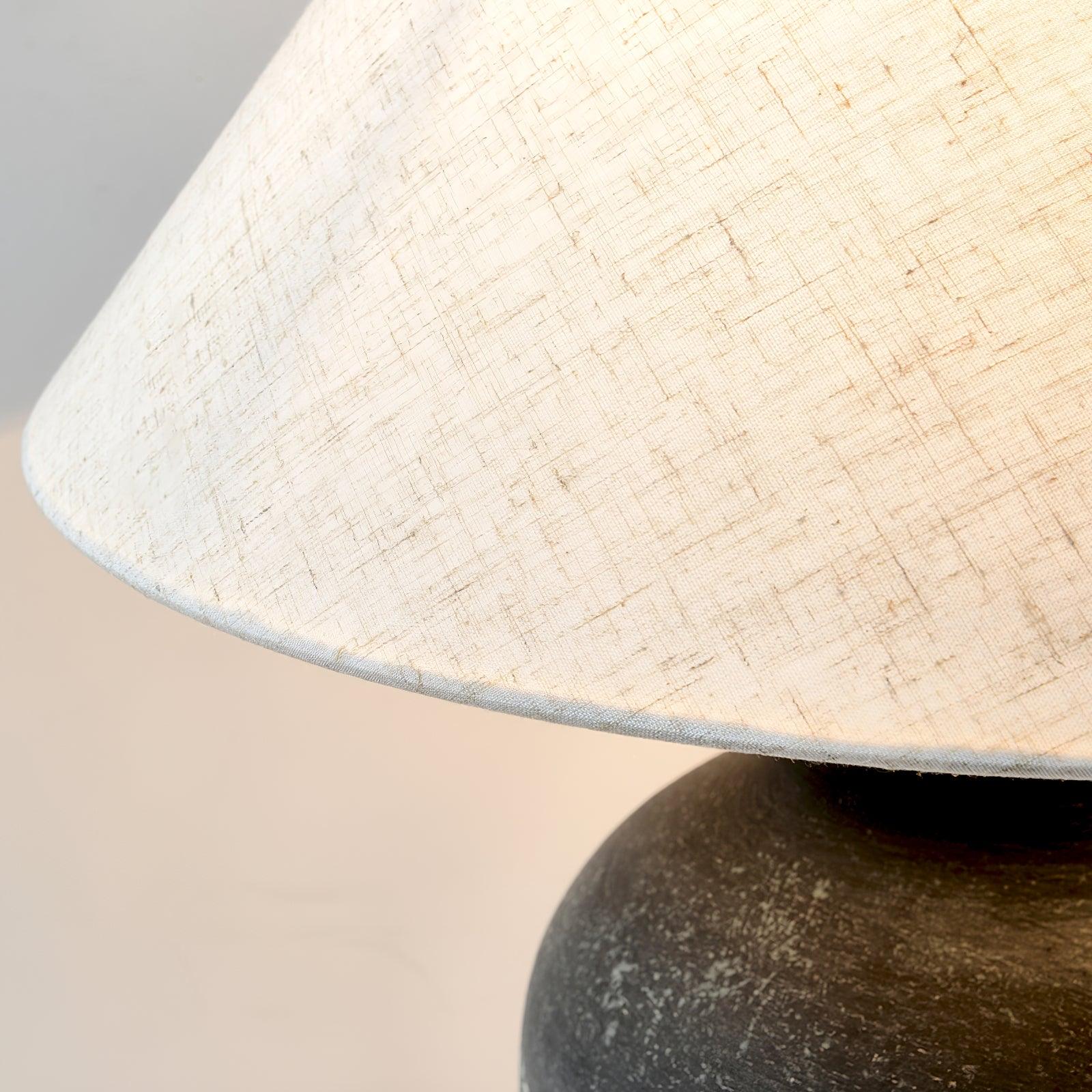 Crin Minimalist Ceramics Table Lamp-Neutral Decor