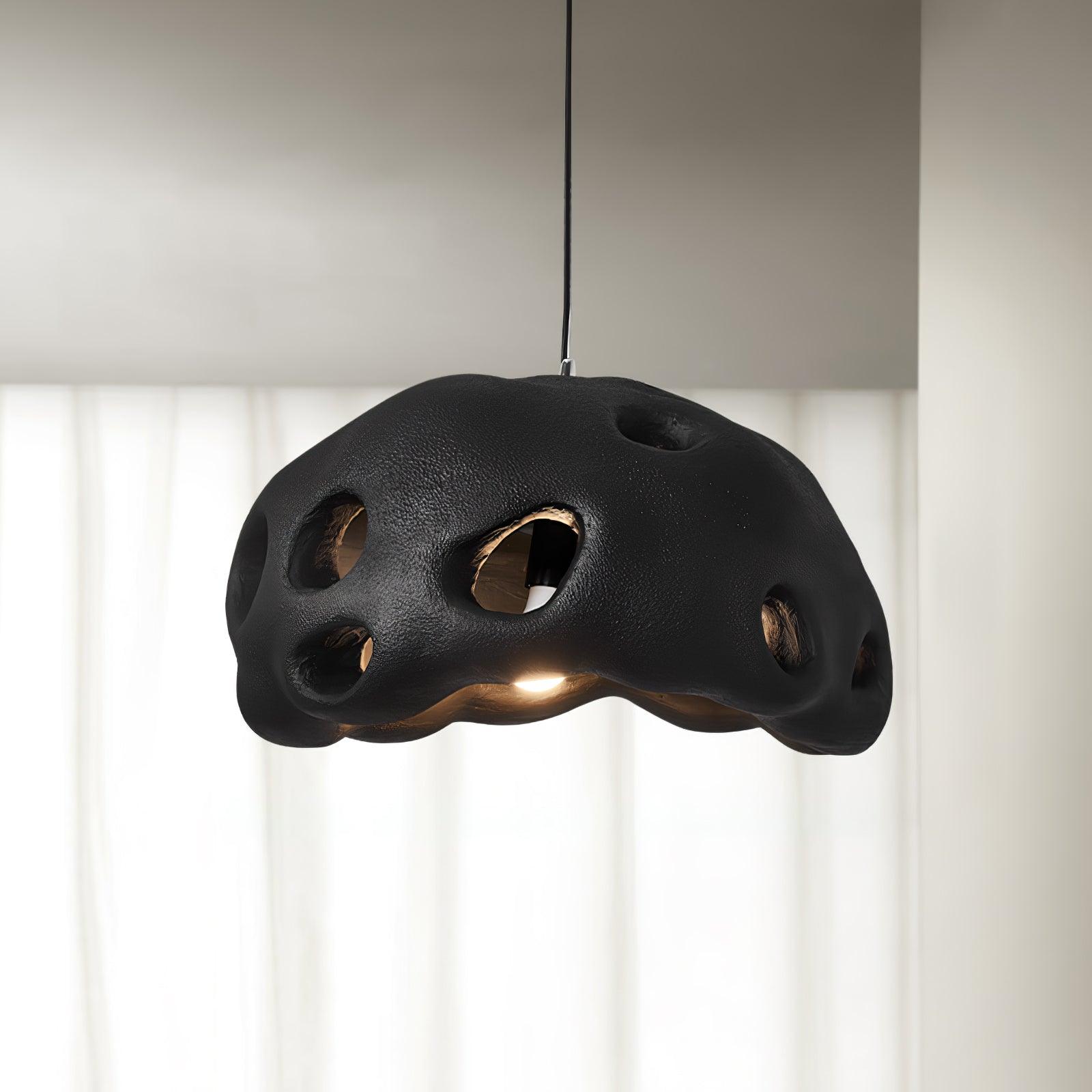 Lustra Pendant Light Resin White for Living Room-Neutral Decor