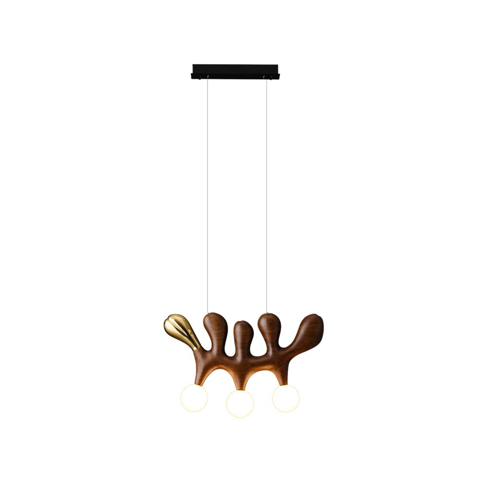 Sprout Contemporary Wood Pendant Lamp-Neutral Decor