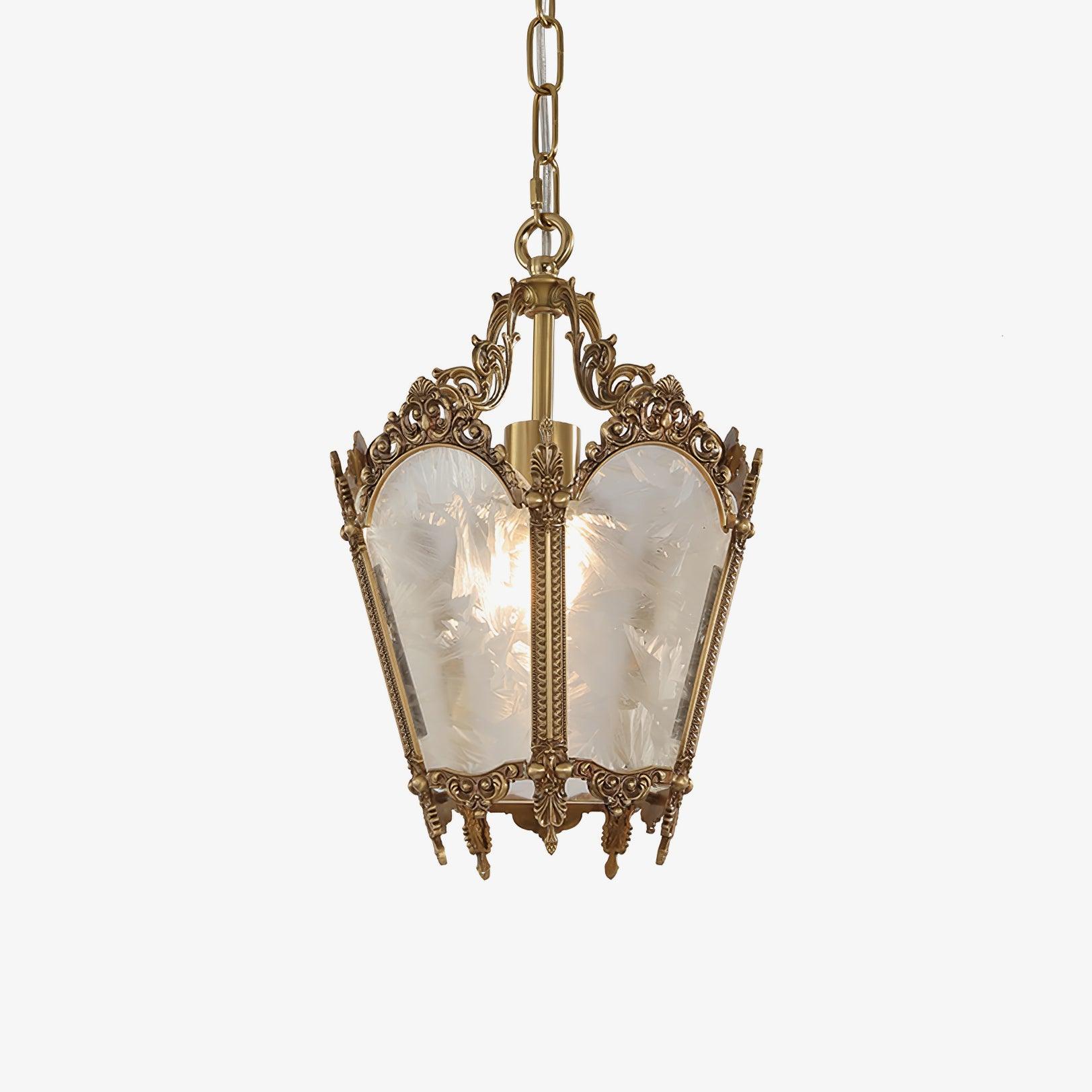 Lustra Pendant Lamp Brass Empire Antique Elegant-Neutral Decor