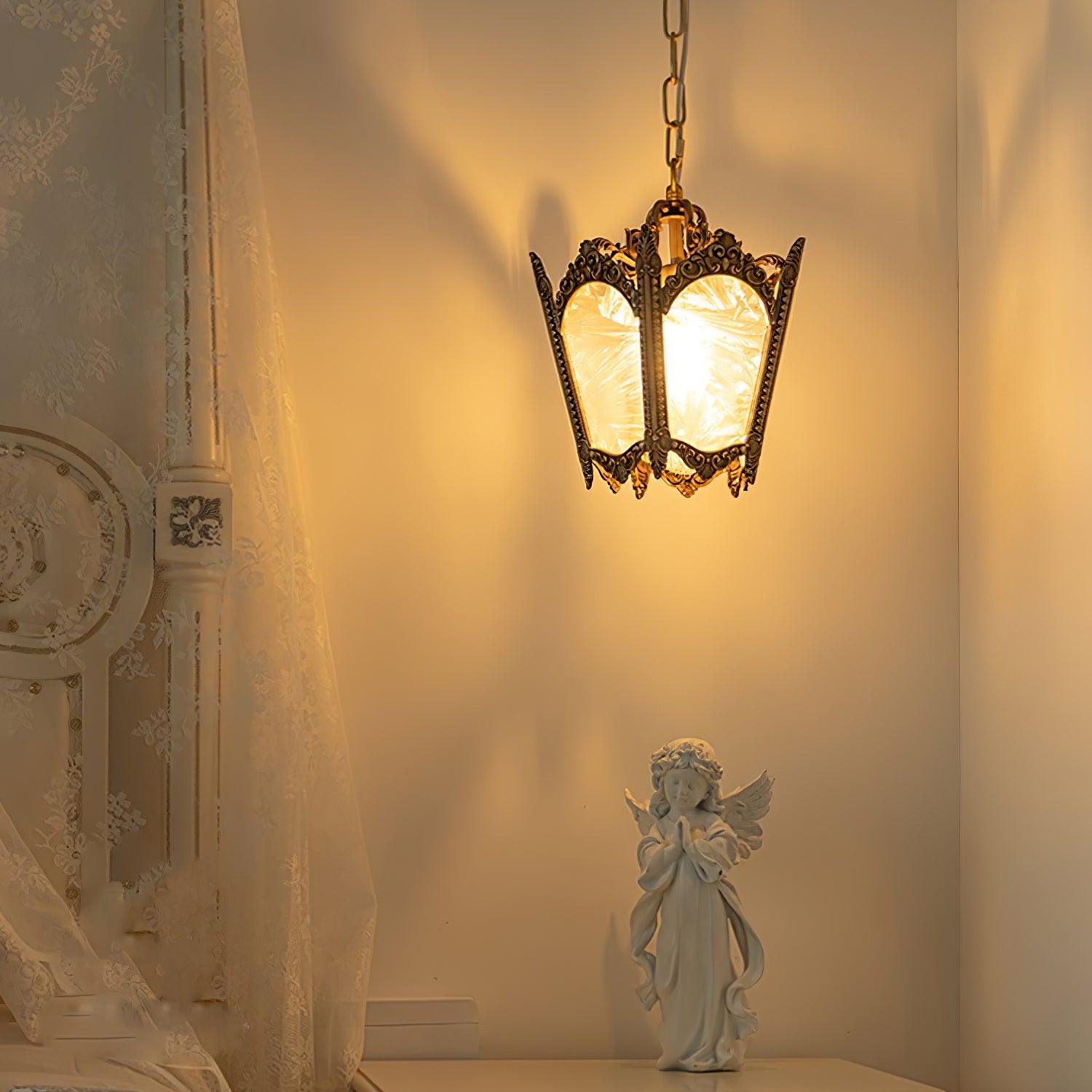 Lustra Pendant Lamp Brass Empire Antique Elegant-Neutral Decor