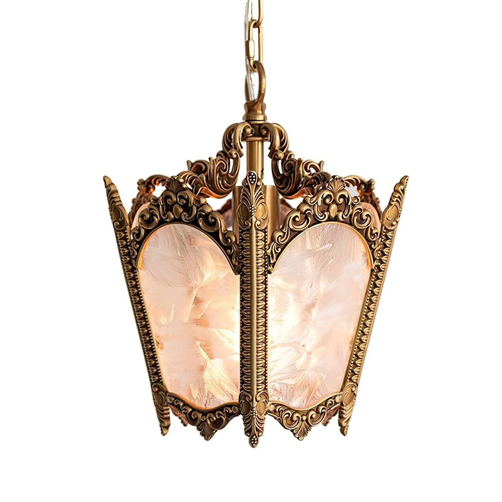 Lustra Pendant Lamp Brass Empire Antique Elegant-Neutral Decor