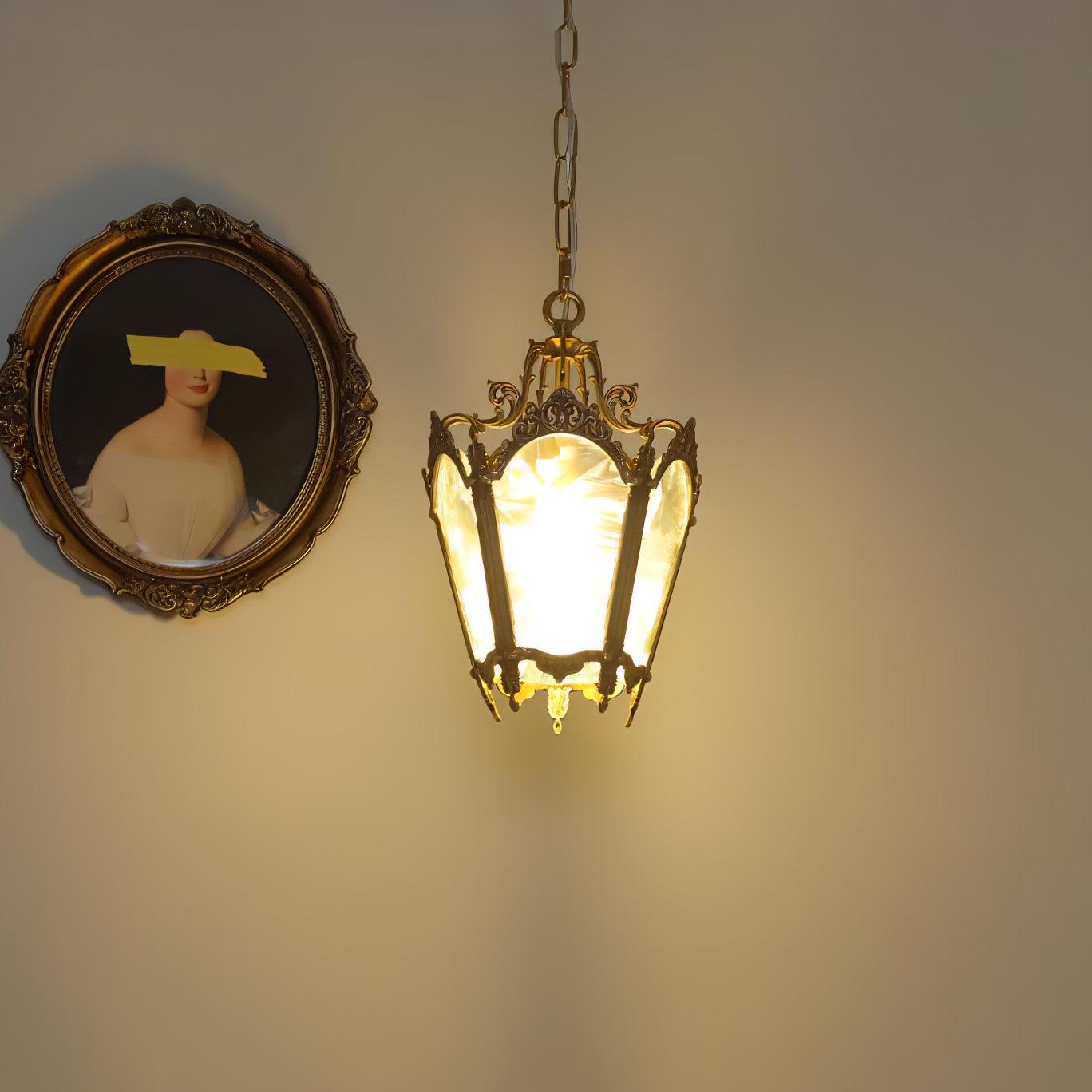 Lustra Pendant Lamp Brass Empire Antique Elegant-Neutral Decor