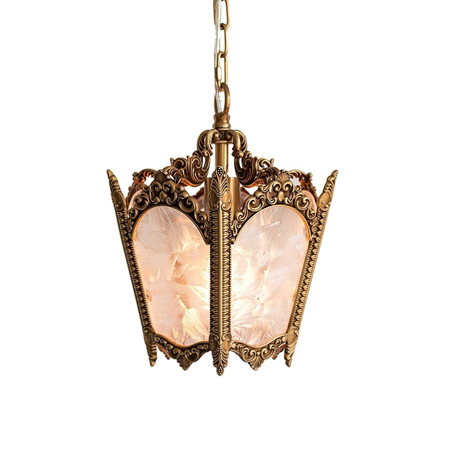 Lustra Pendant Lamp Brass Empire Antique Elegant-Neutral Decor