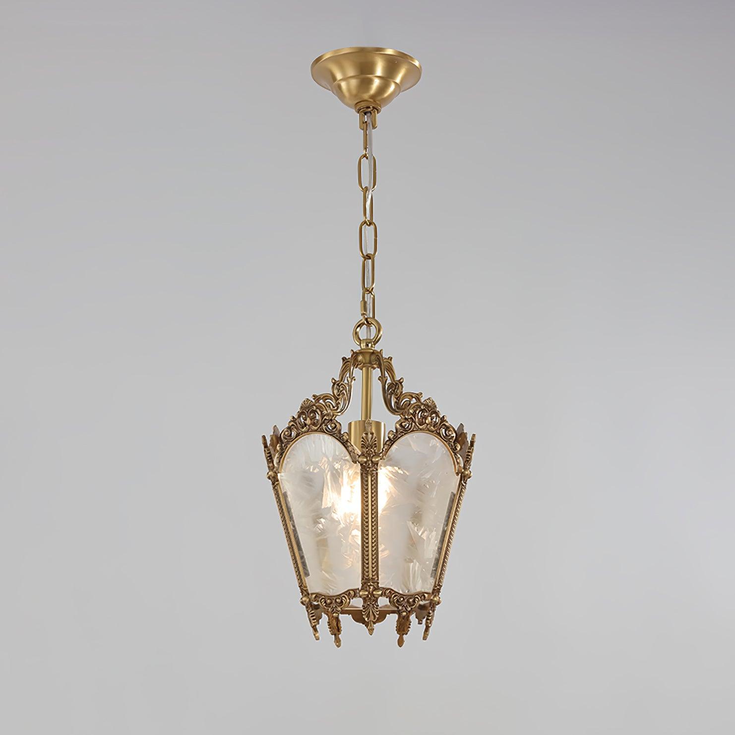 Lustra Pendant Lamp Brass Empire Antique Elegant-Neutral Decor