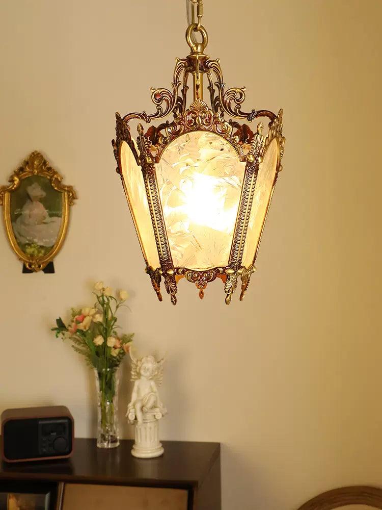 Lustra Pendant Lamp Brass Empire Antique Elegant-Neutral Decor
