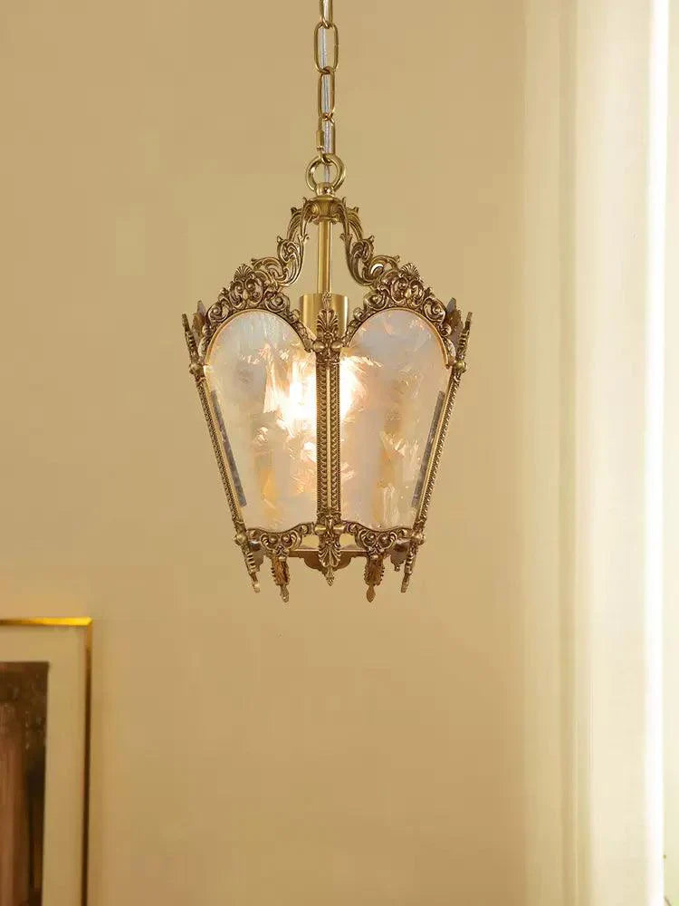 Lustra Pendant Lamp Brass Empire Antique Elegant-Neutral Decor