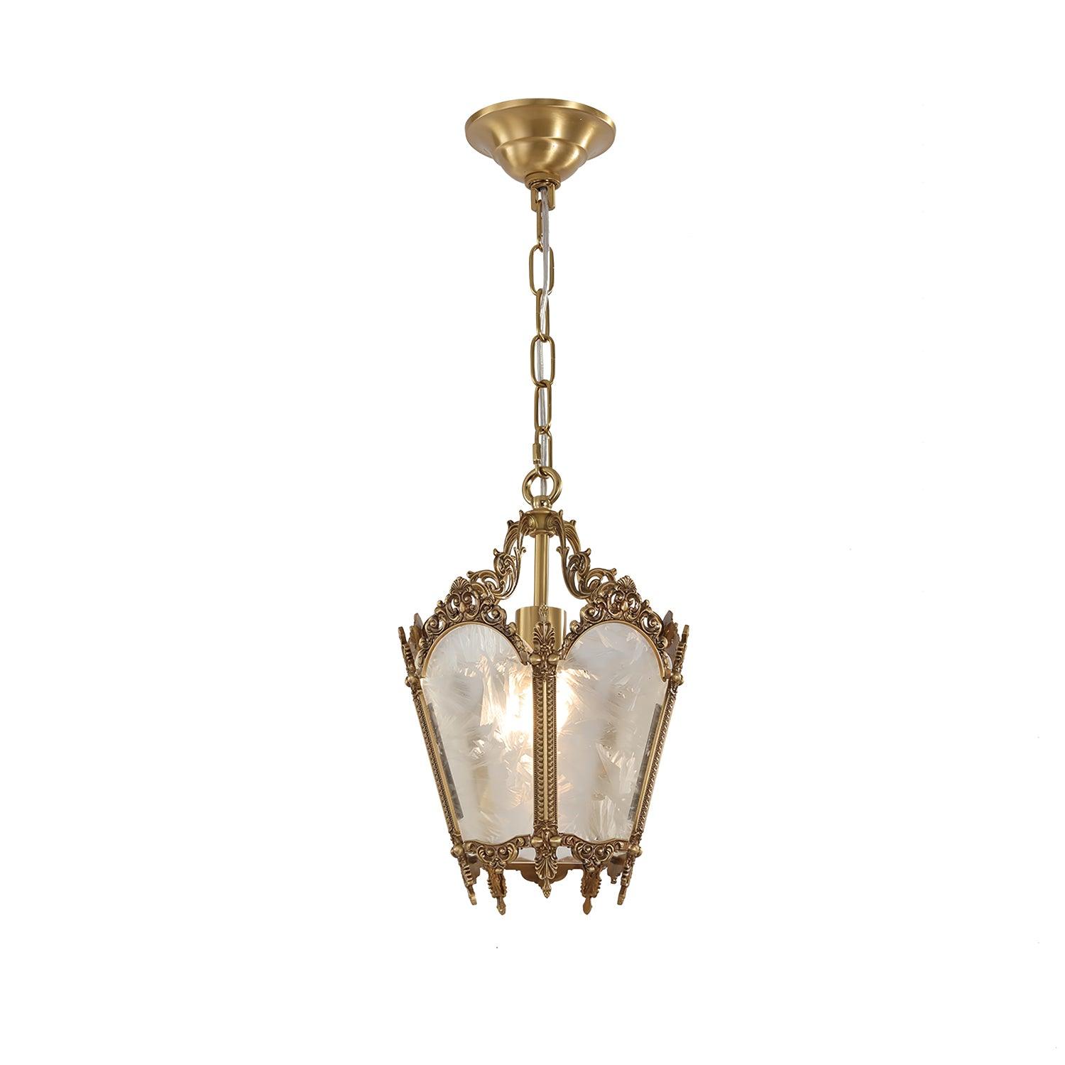 Lustra Pendant Lamp Brass Empire Antique Elegant-Neutral Decor