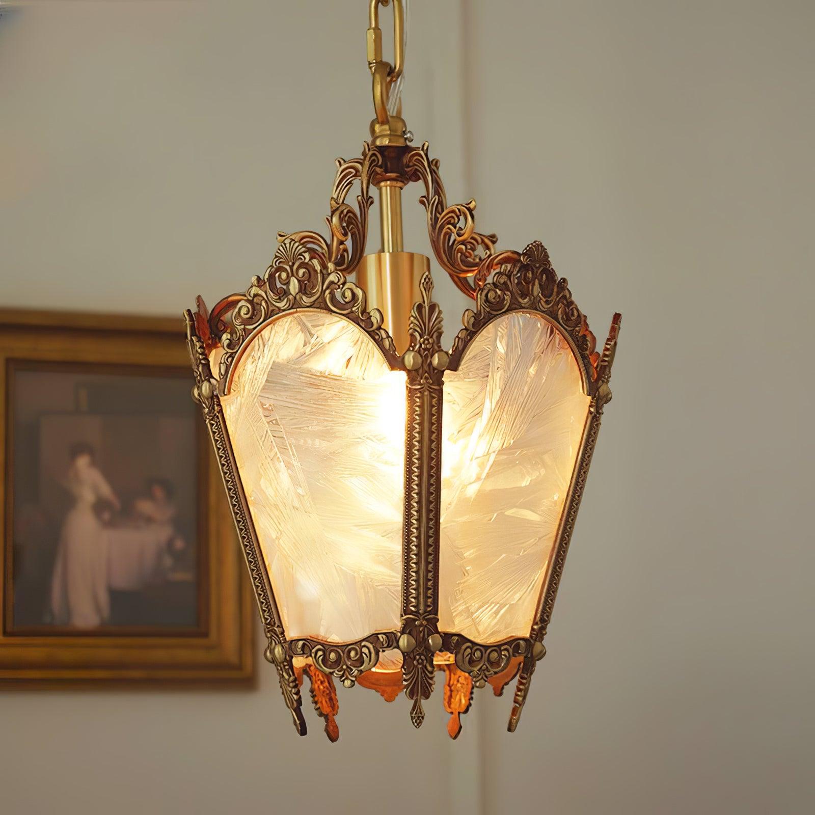 Lustra Pendant Lamp Brass Empire Antique Elegant-Neutral Decor