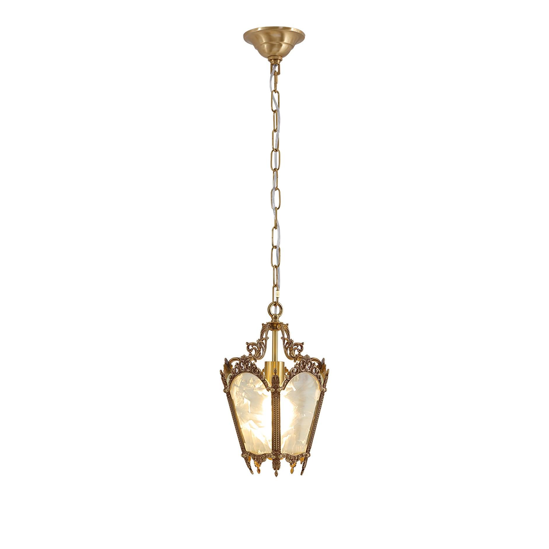 Lustra Pendant Lamp Brass Empire Antique Elegant-Neutral Decor