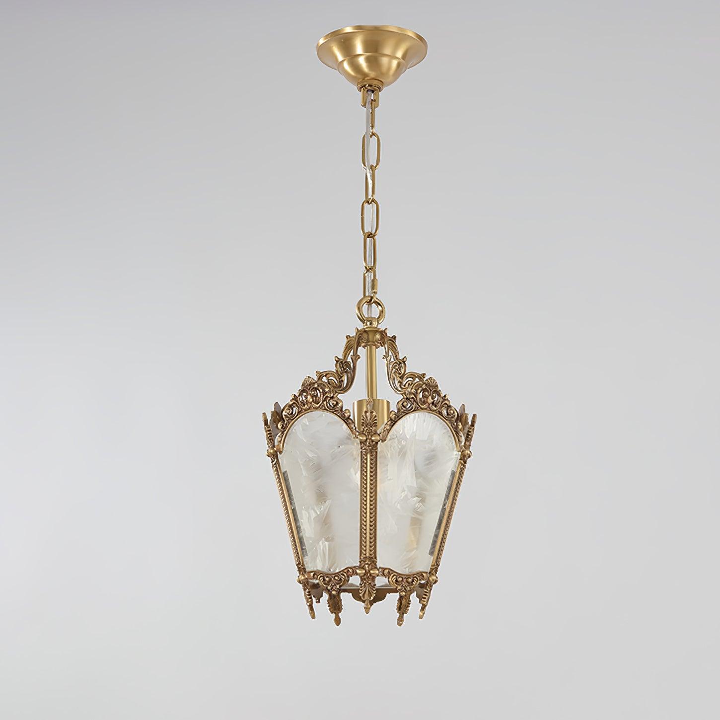 Lustra Pendant Lamp Brass Empire Antique Elegant-Neutral Decor
